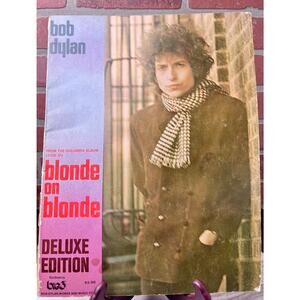 Dwarf Music Bob Dylan Blonde on Blonde Songbook 1966 Vintage Sheet Music Folio